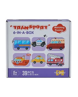 TRANSPORTATION MATCHING PUZZLE - 39PCS