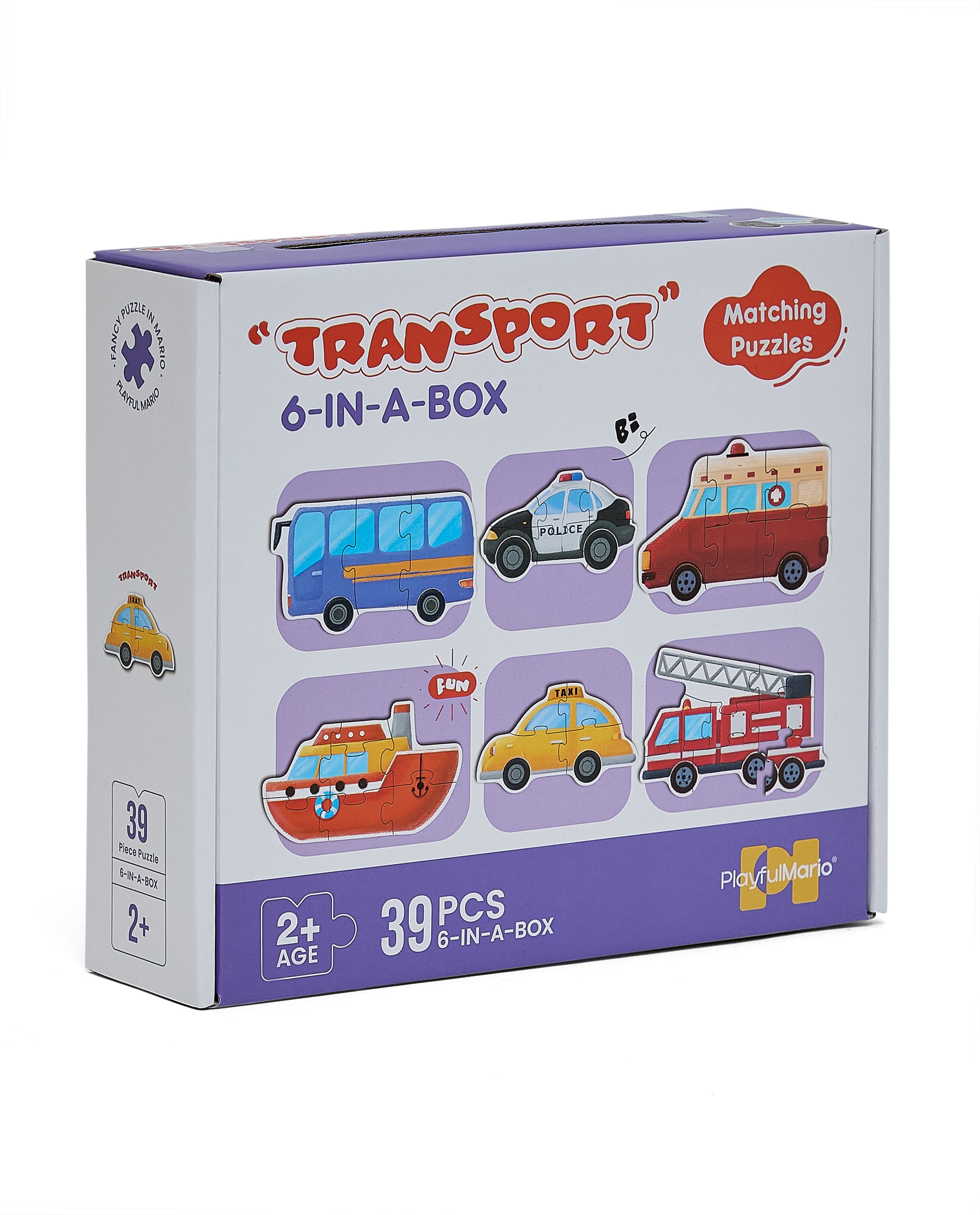 TRANSPORTATION MATCHING PUZZLE - 39PCS thumbnail 2