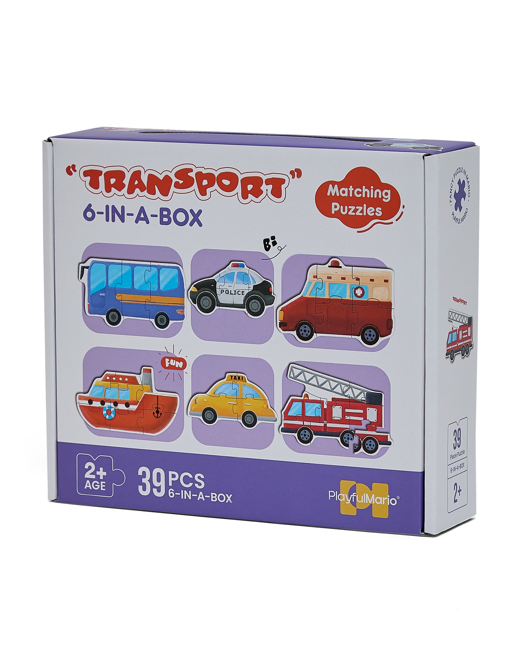 TRANSPORTATION MATCHING PUZZLE - 39PCS thumbnail 3