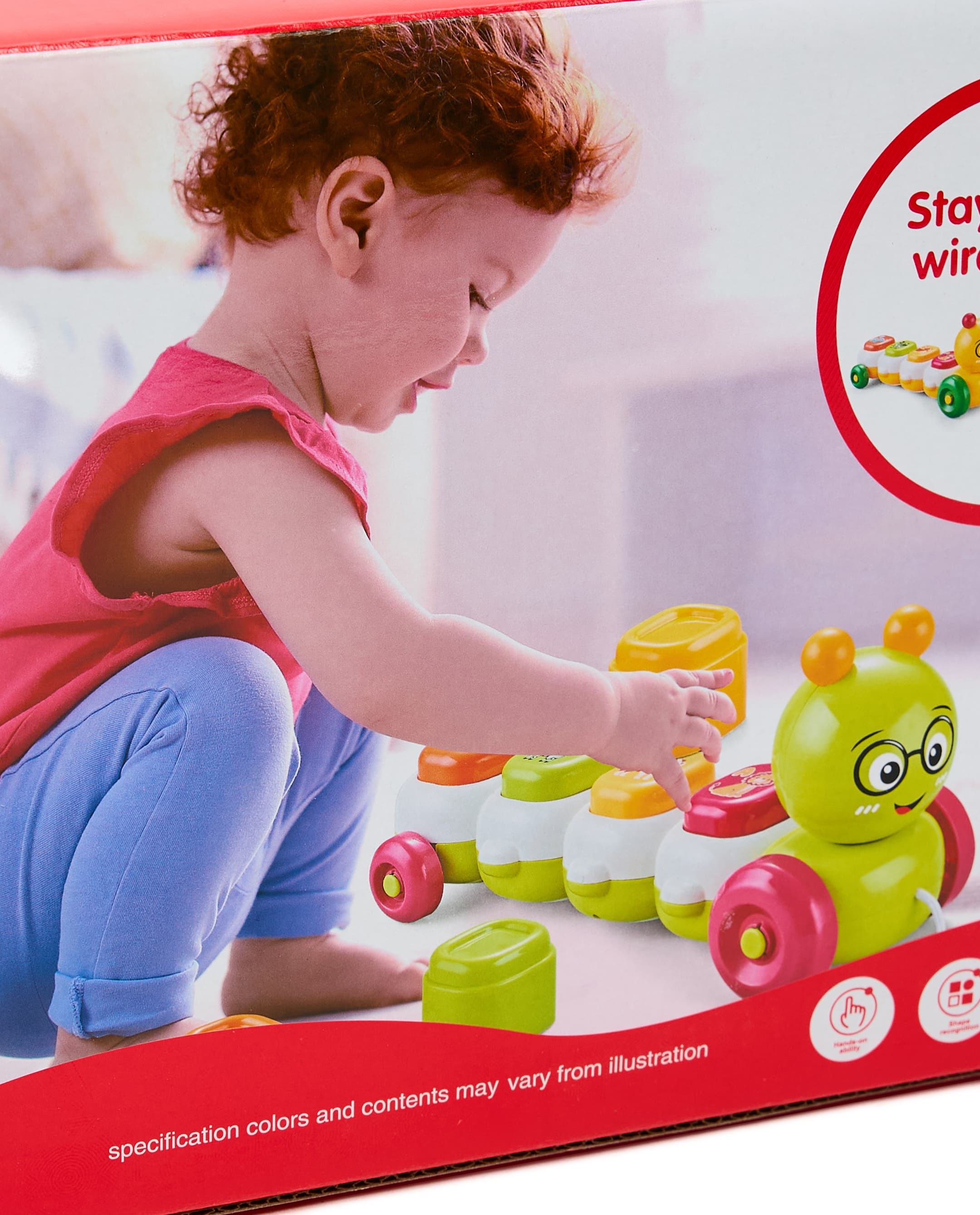 Baby Caterpillar String Toy Set with Music + Buidling Blocks thumbnail 5