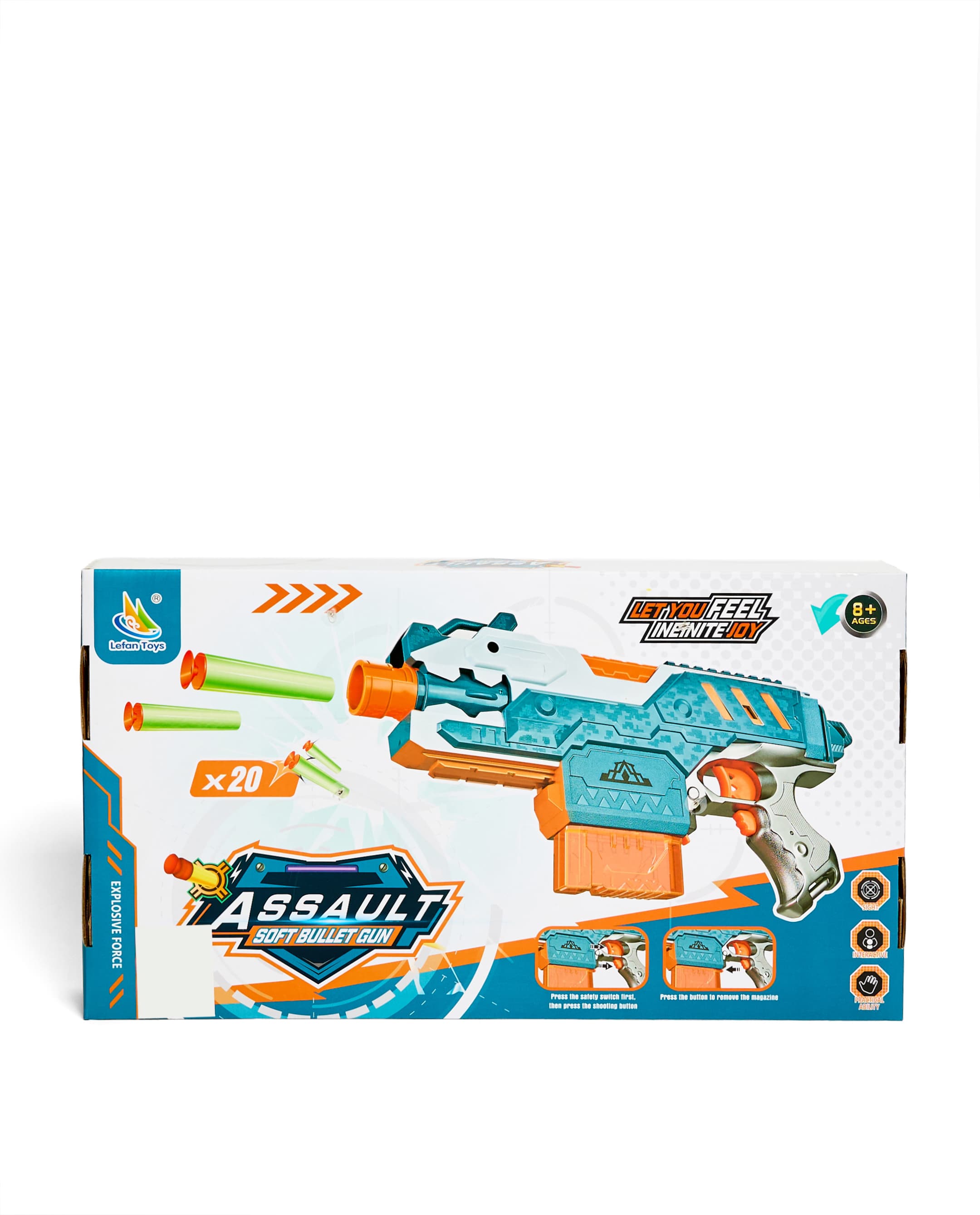 B/O  LAUNCH GUN SET WITH 20 BULLETS thumbnail 4