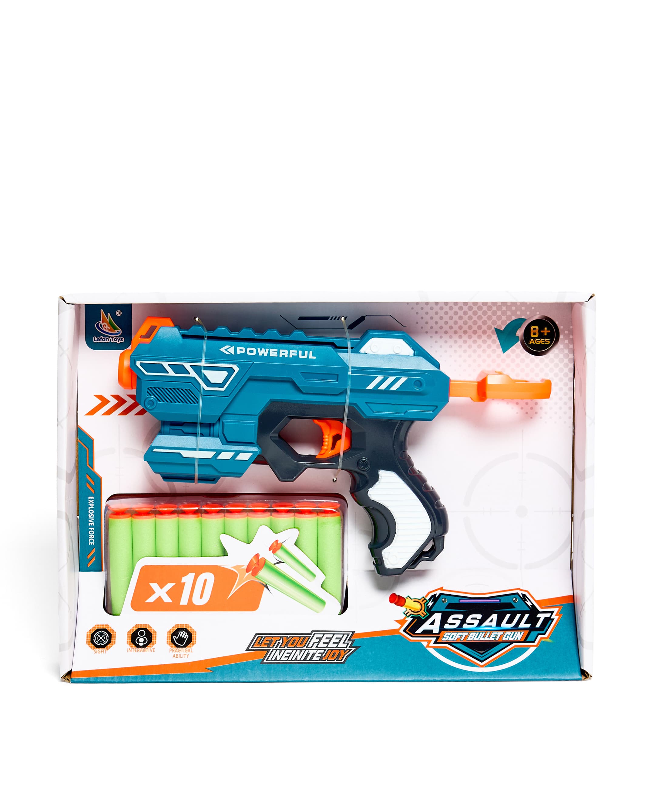 LAUNCH GUN SET WITH 10 BULLETS