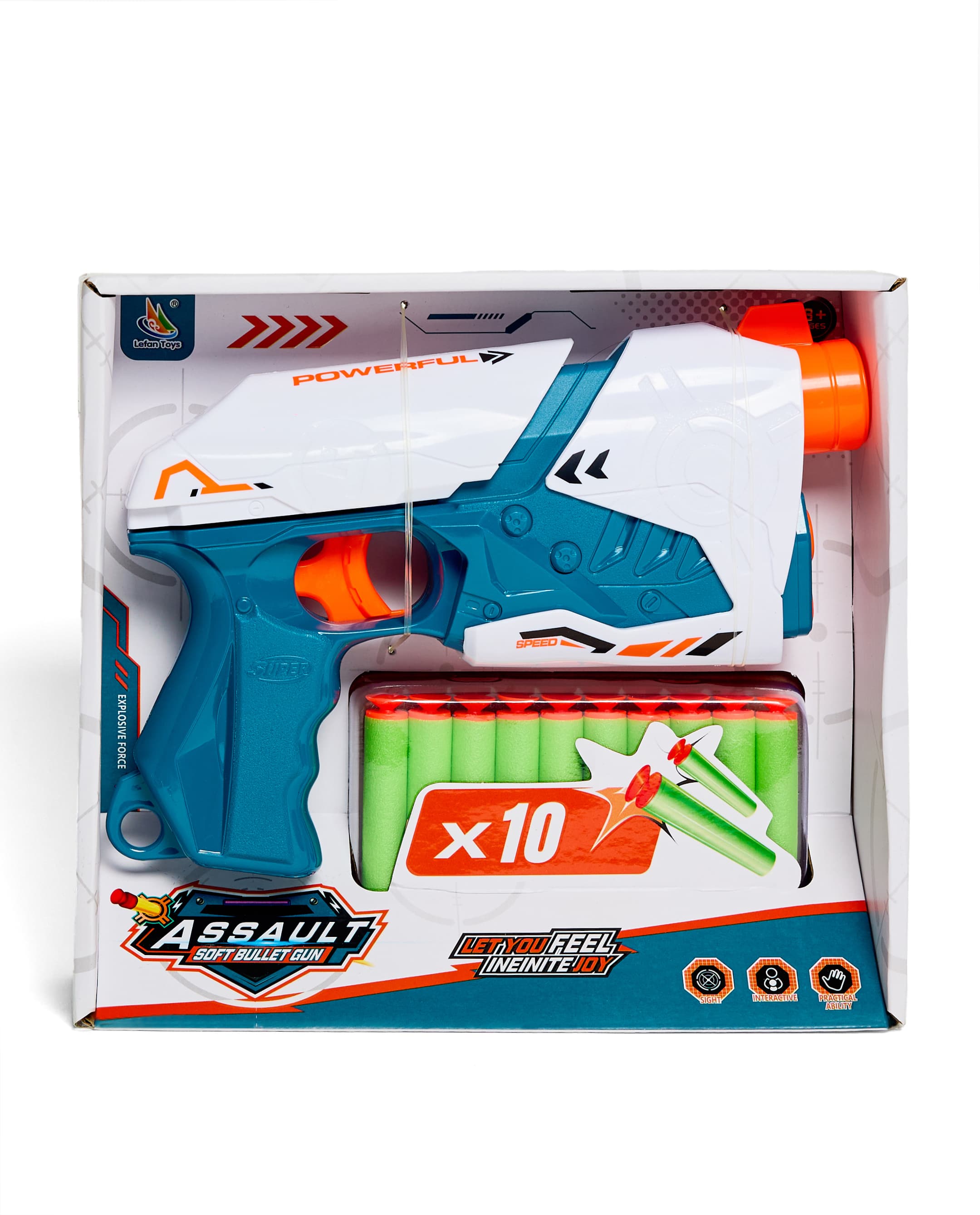 LAUNCH GUN SET WITH 10 BULLETS