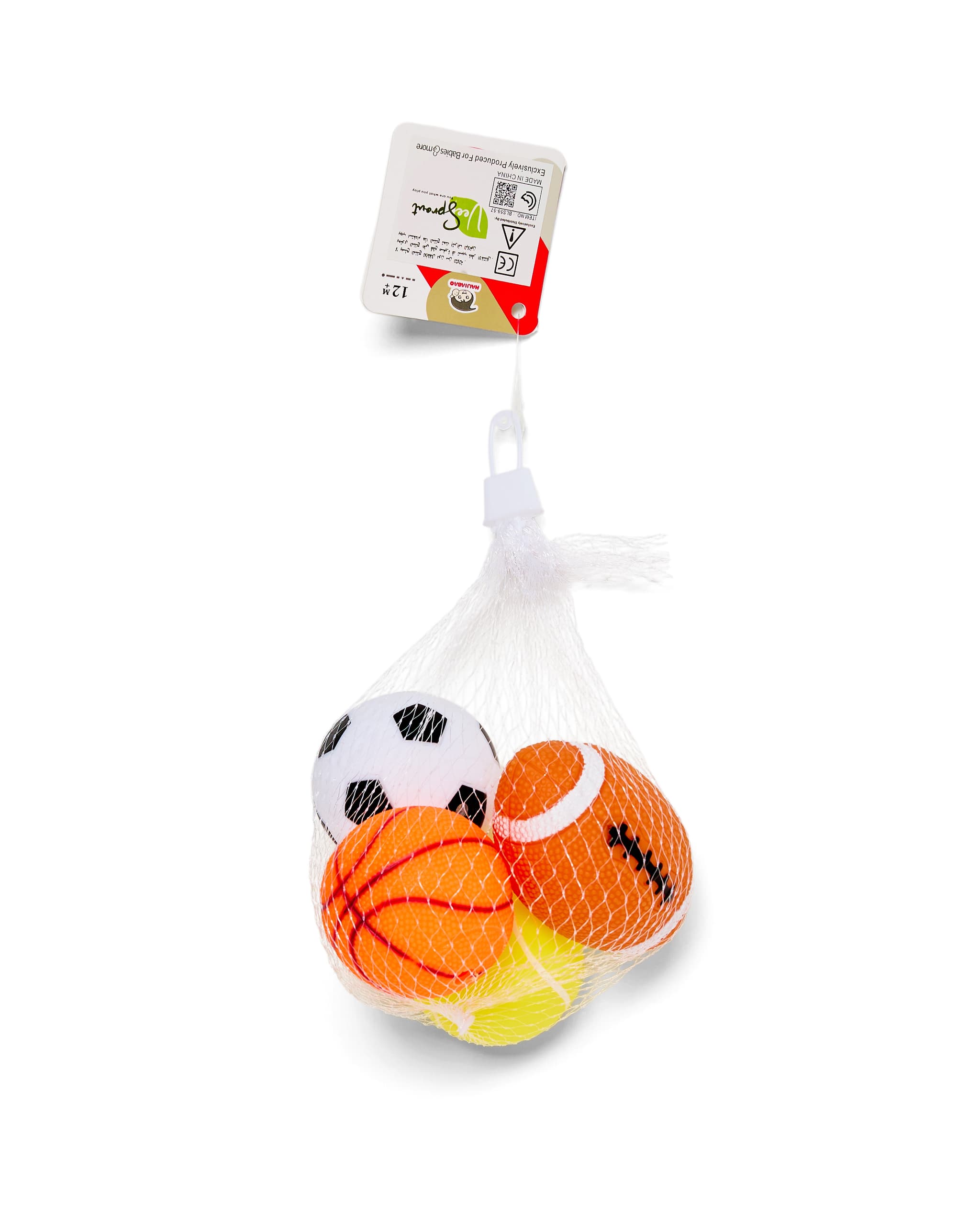 BABY BATH TOYS-4PCS -BALLS