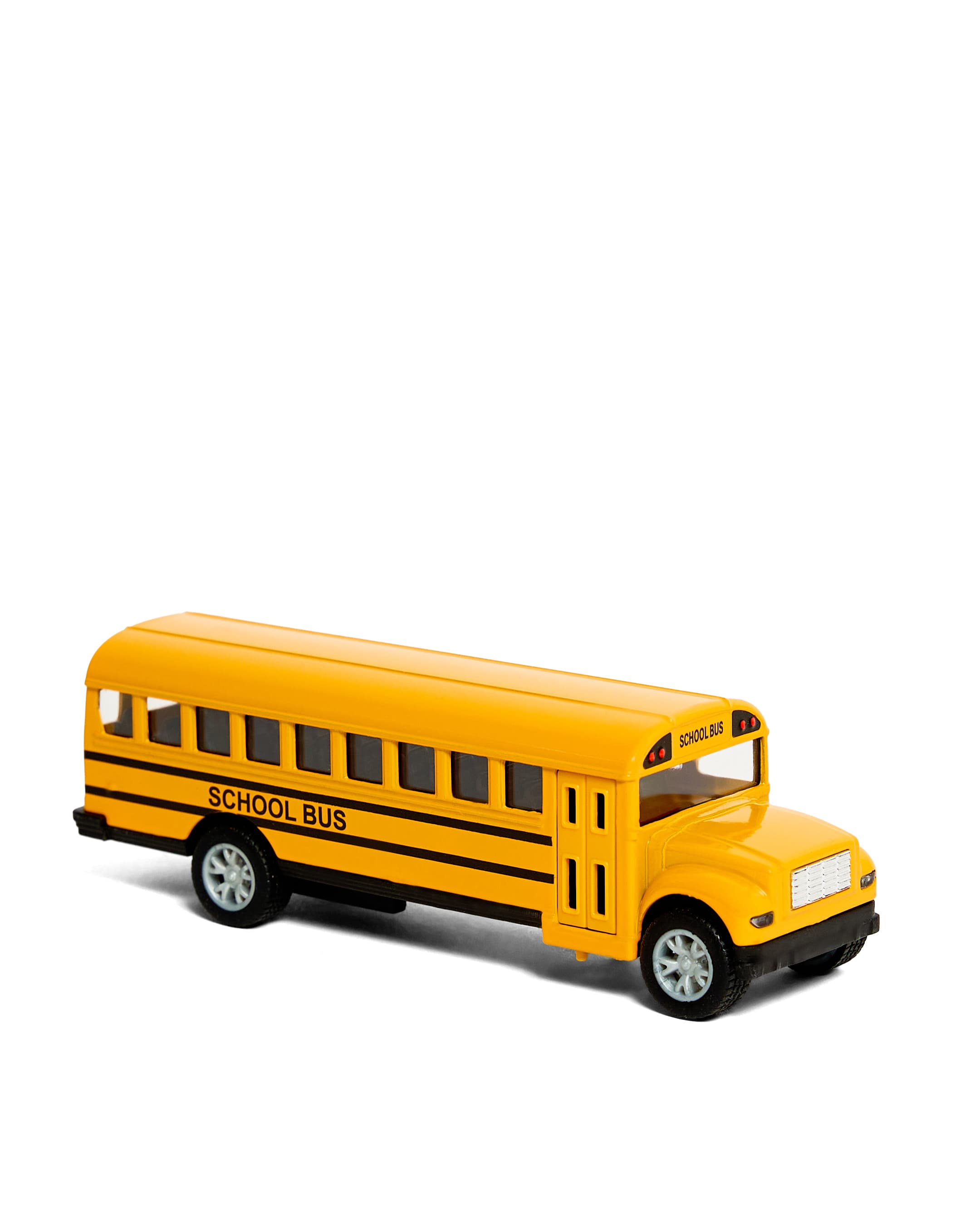1:32 PULL BACK DIE CAST SCHOOL BUS WITH LIGHT AND MUSIC - 12PCS
