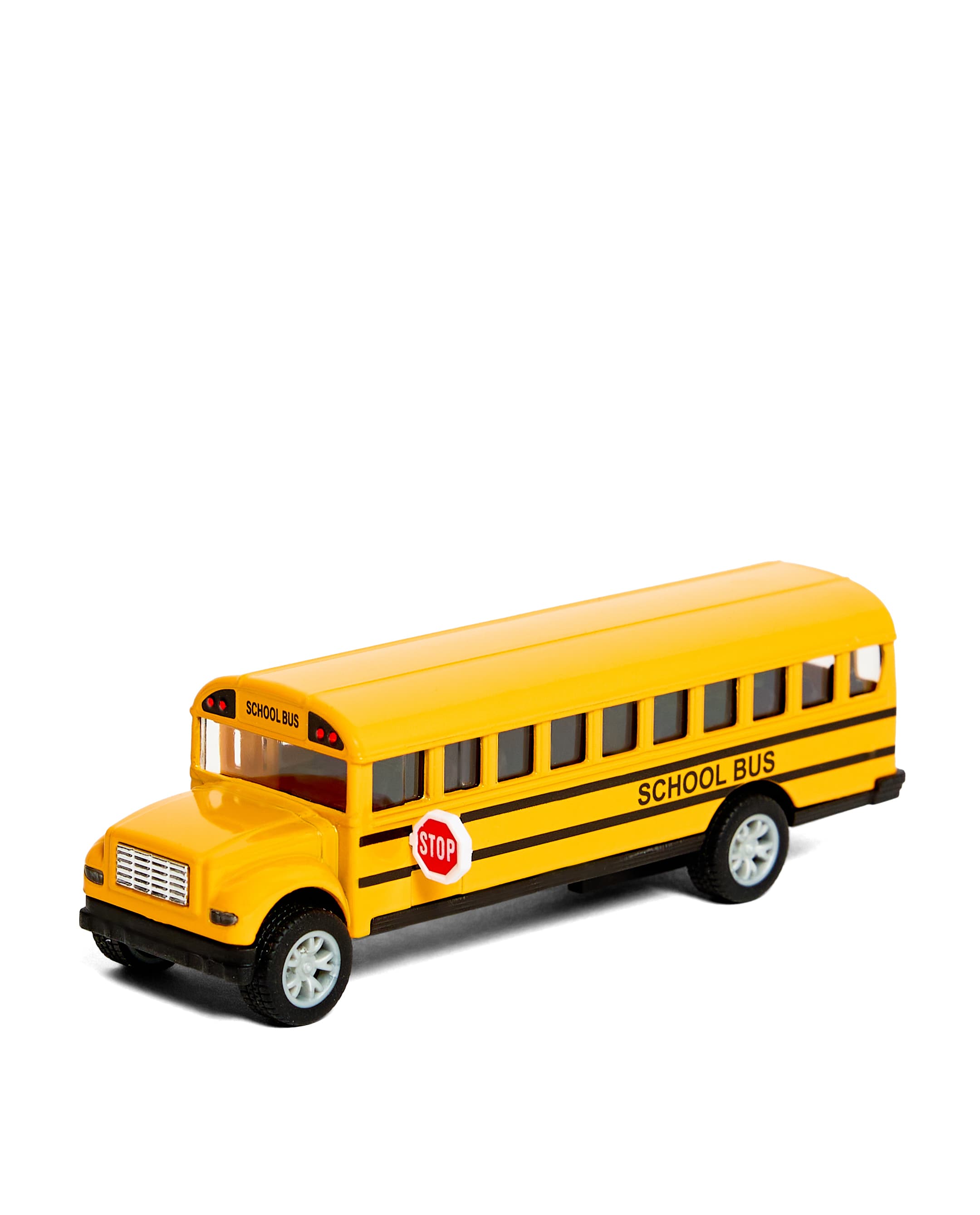 1:32 PULL BACK DIE CAST SCHOOL BUS WITH LIGHT AND MUSIC - 12PCS thumbnail 2