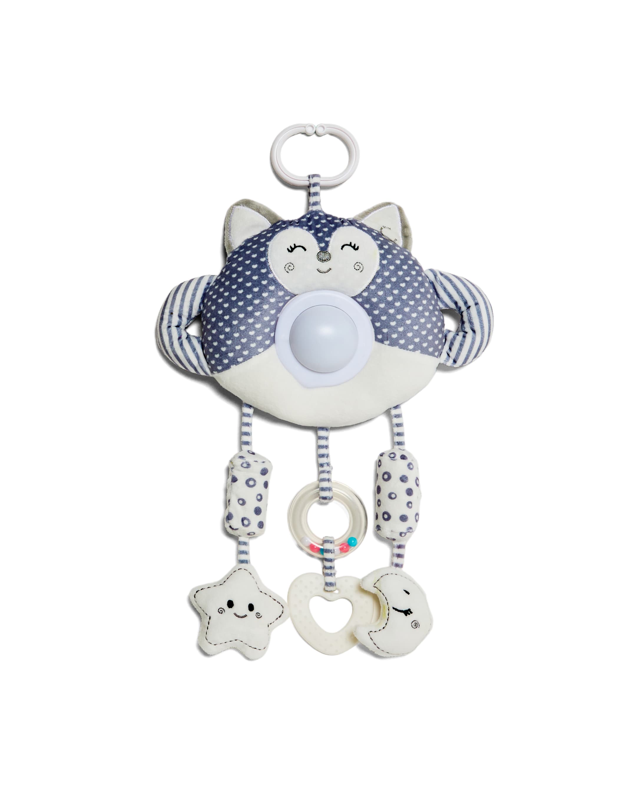 BABY CLAM HANG BELL WITH LIGHT & MUSIC- FOX