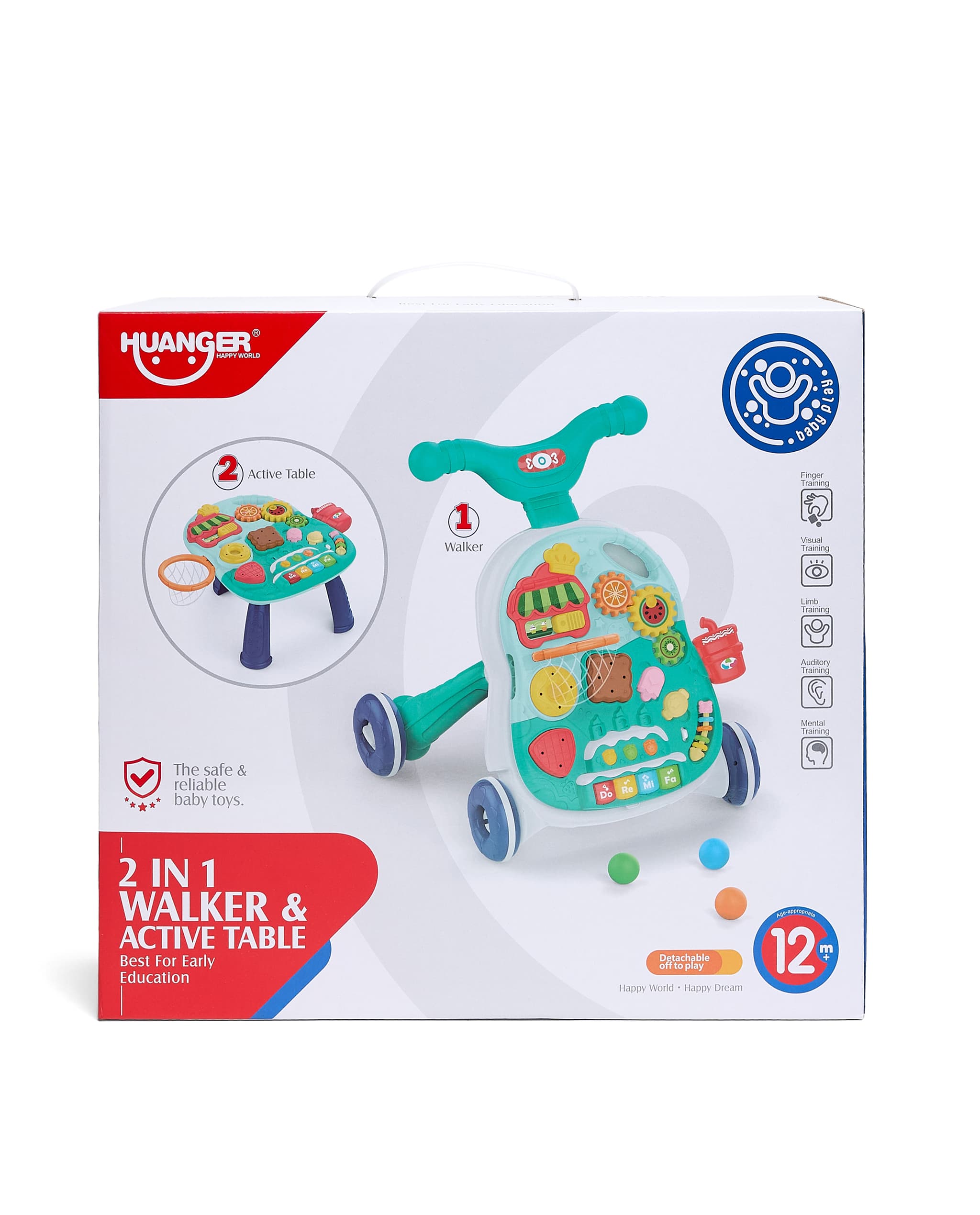 2 in 1 Walker & Activity Table
