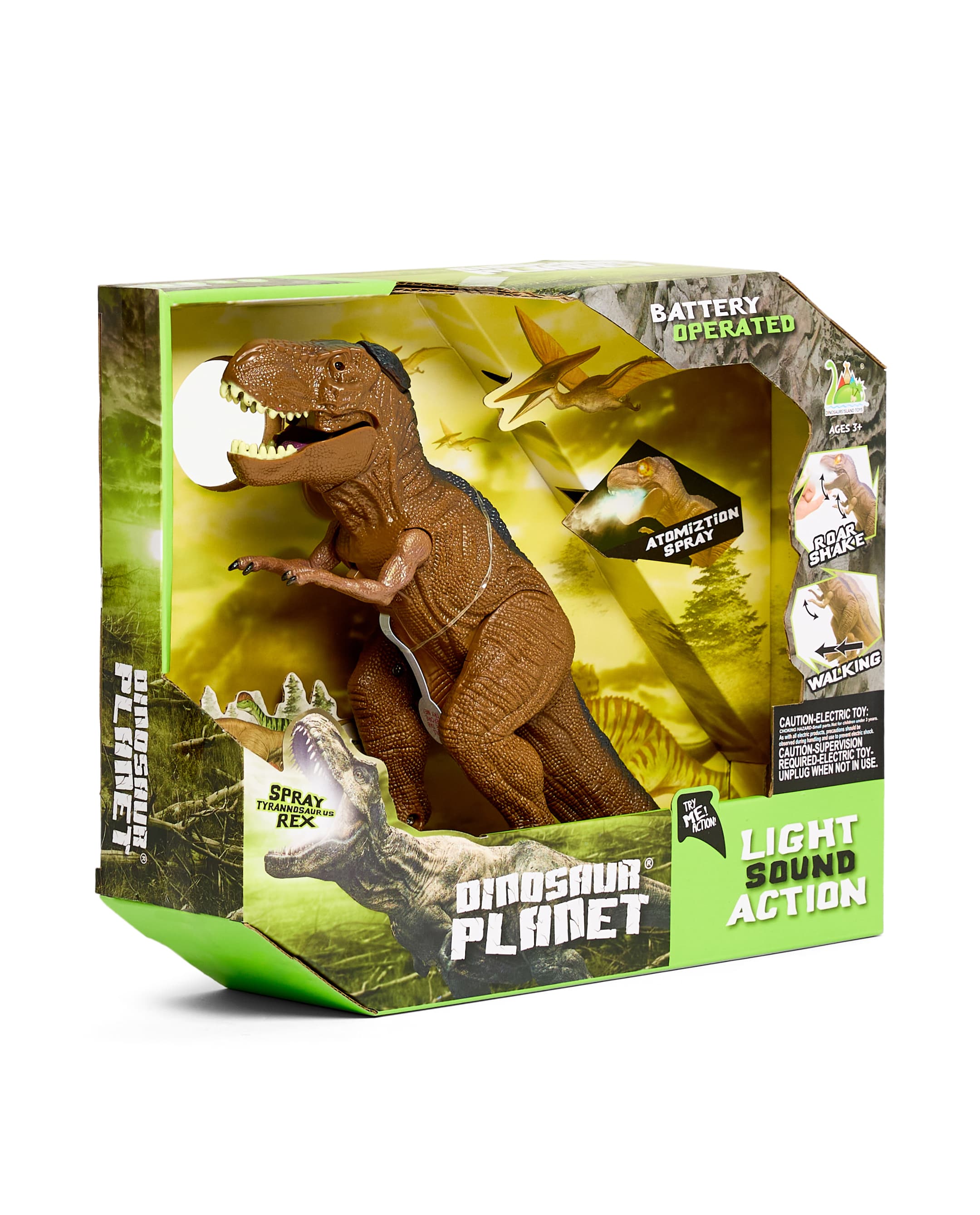 B/O SPRAY BIG TYRANNOSAURUS REX  WITH LIGHT AND SOUND thumbnail 2