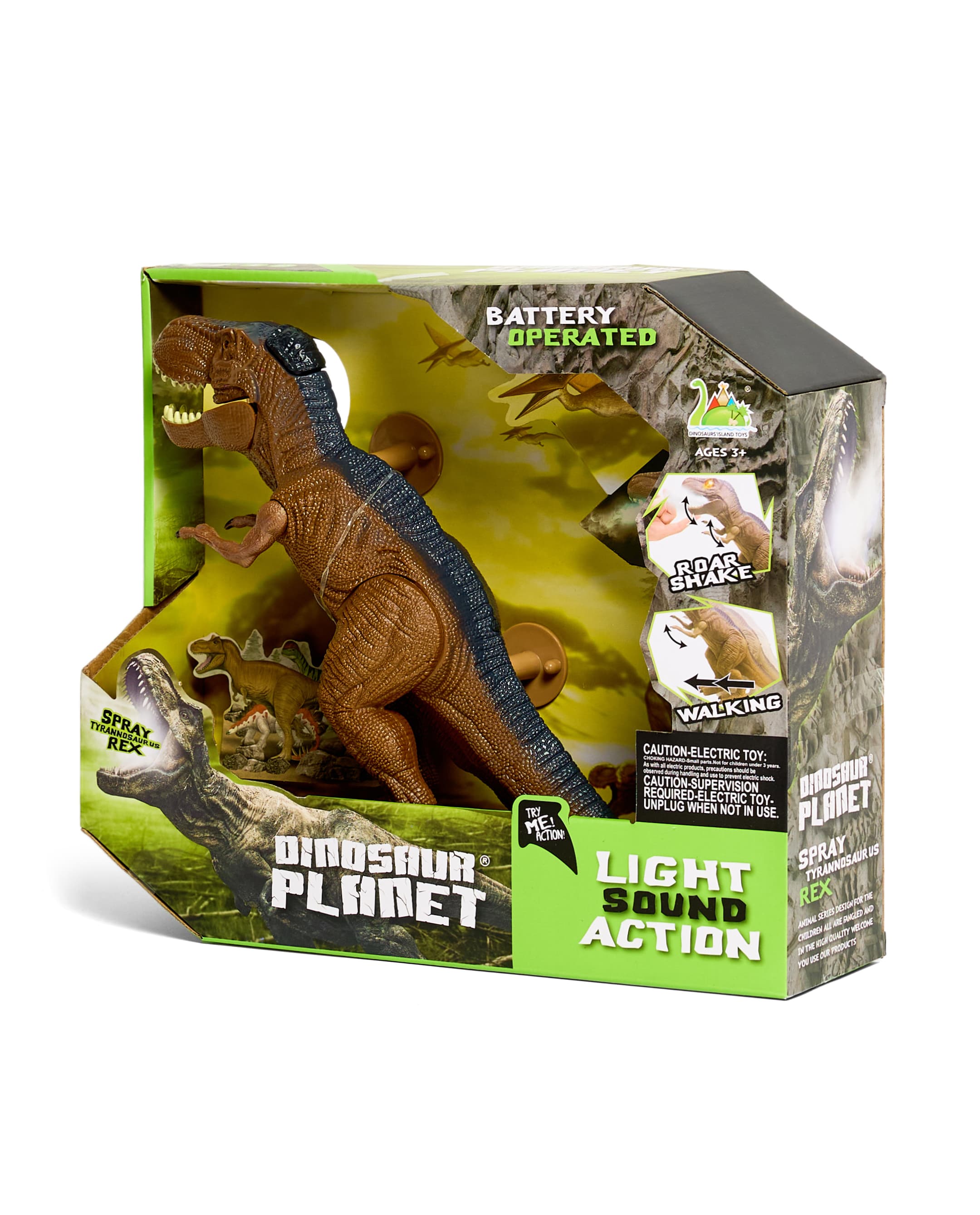 B/O SPRAY BIG TYRANNOSAURUS REX  WITH LIGHT AND SOUND thumbnail 3