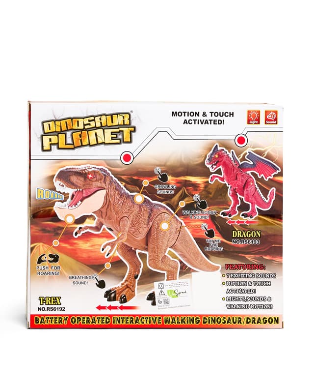 B/O DINOSAUR SET WITH LIGHT AND SOUND + IC & EGG thumbnail 5