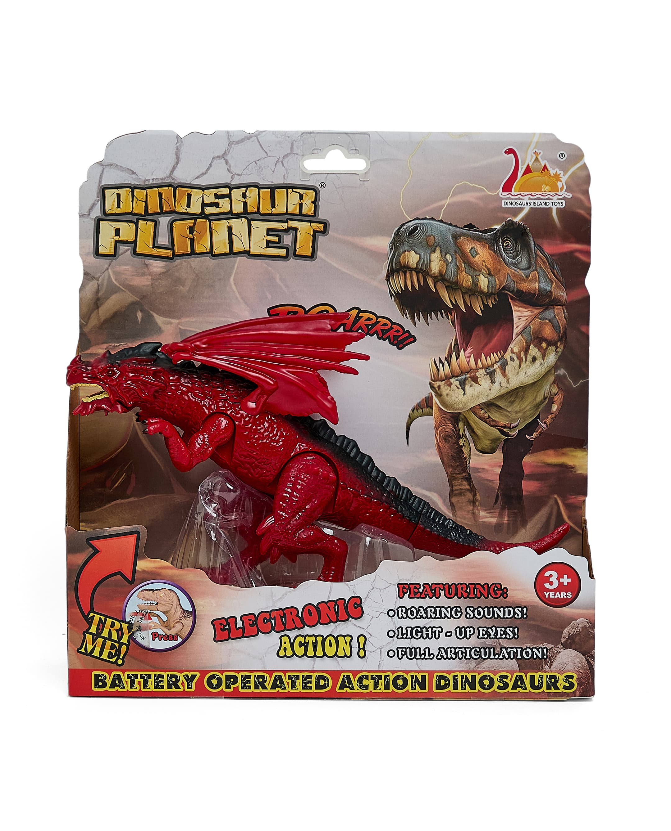 B/O DINOSAUR SET WITH LIGHT AND SOUND + IC