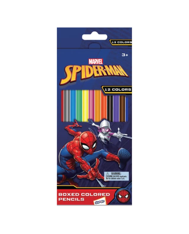 Spider-Man 12 Colored Pencil - Multicolor thumbnail 1