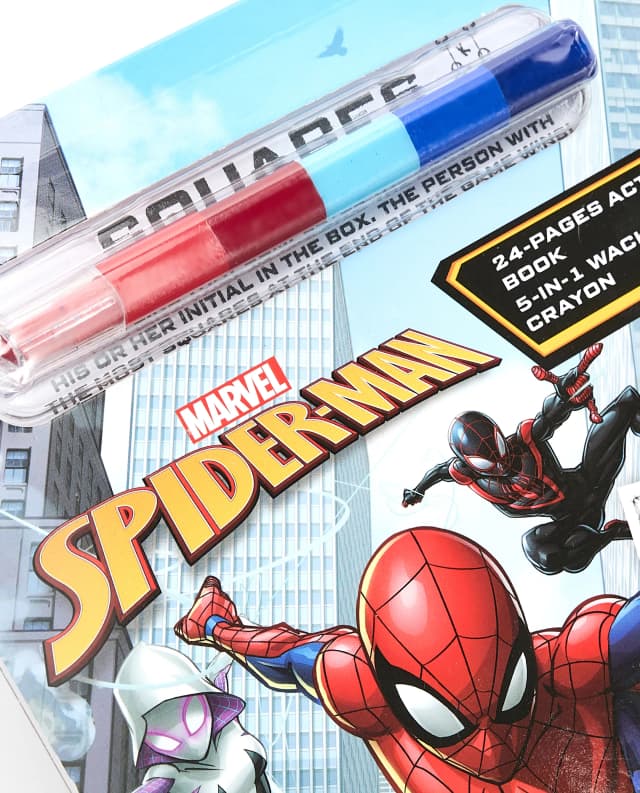 Spider-Man Activity Fun Pad with Stackable Crayon - Multicolor thumbnail 5