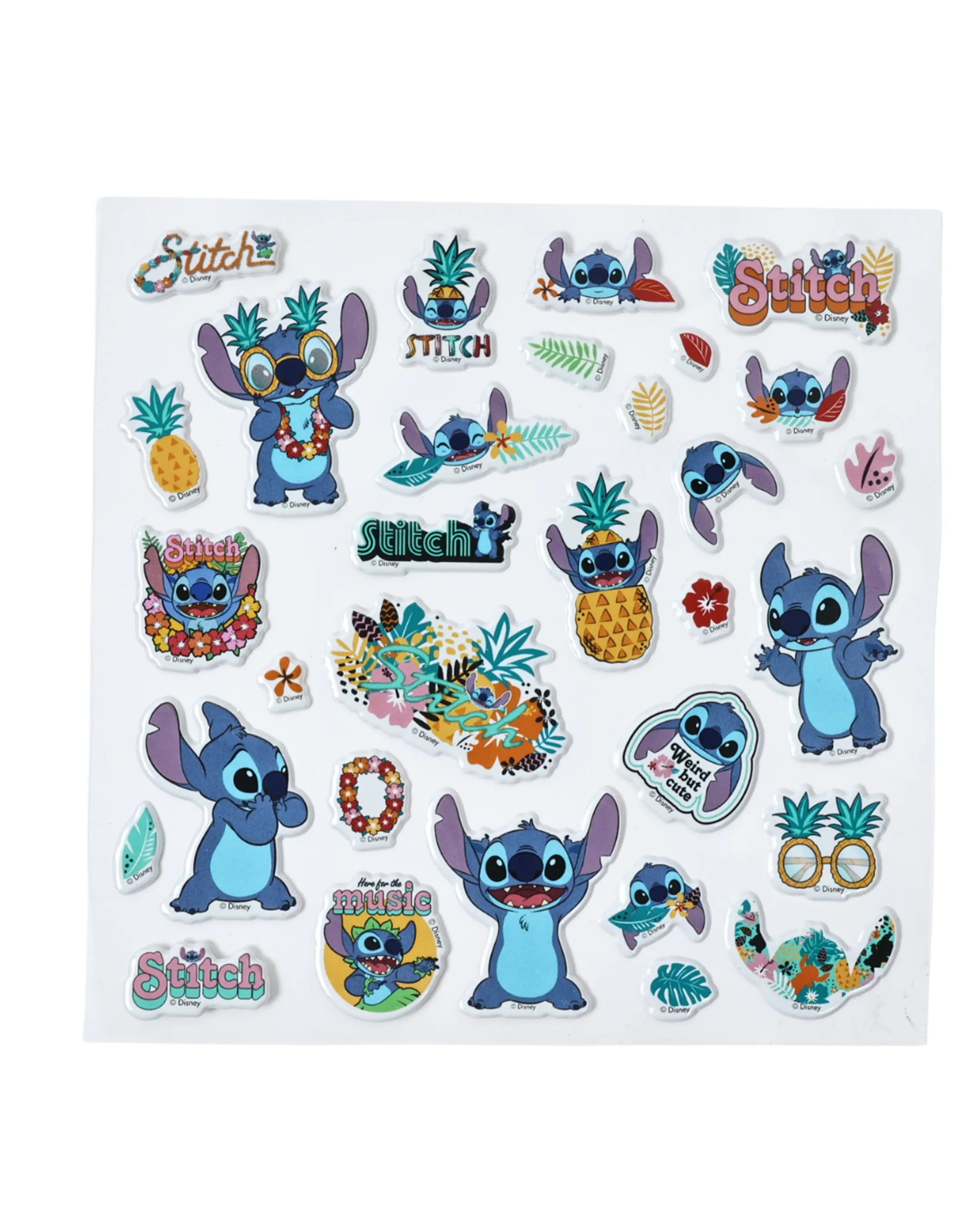 Stitch Puffy Sticker Play Set - Multicolor view 1