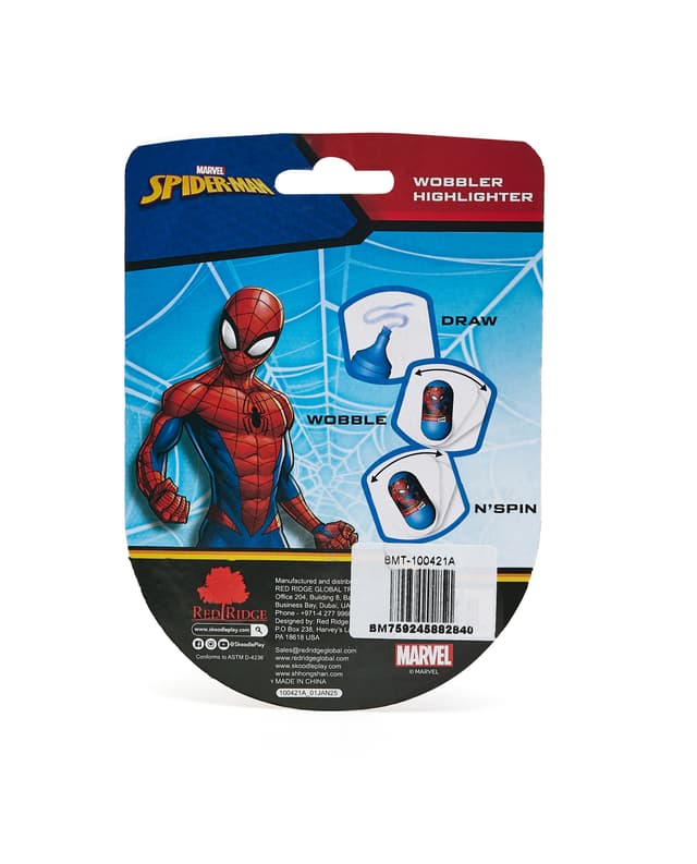 Spider-Man Wobbler Highlighter with Backer Card - Multicolor thumbnail 2