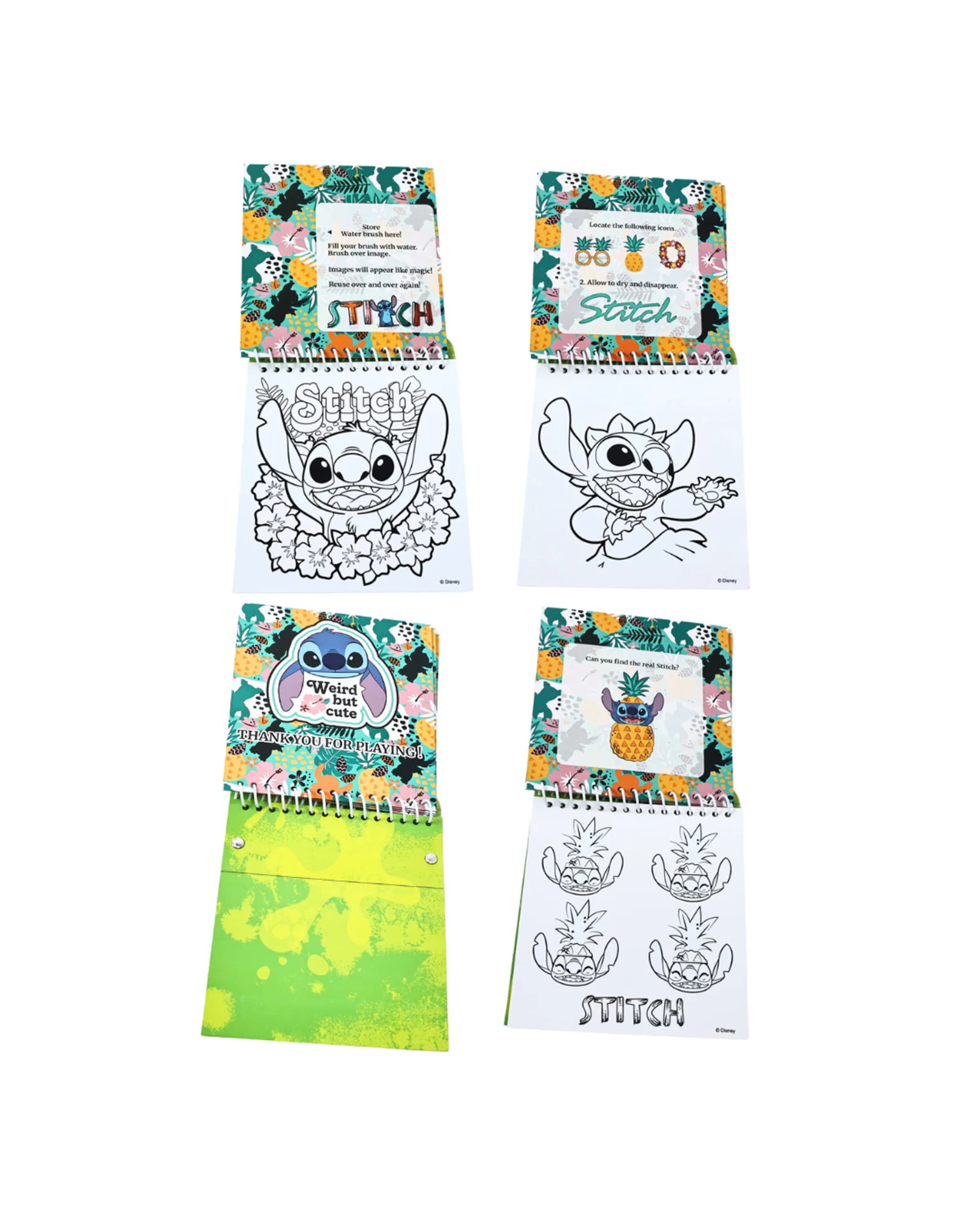 Stitch Water Magic Pad (3pages) - Multicolor