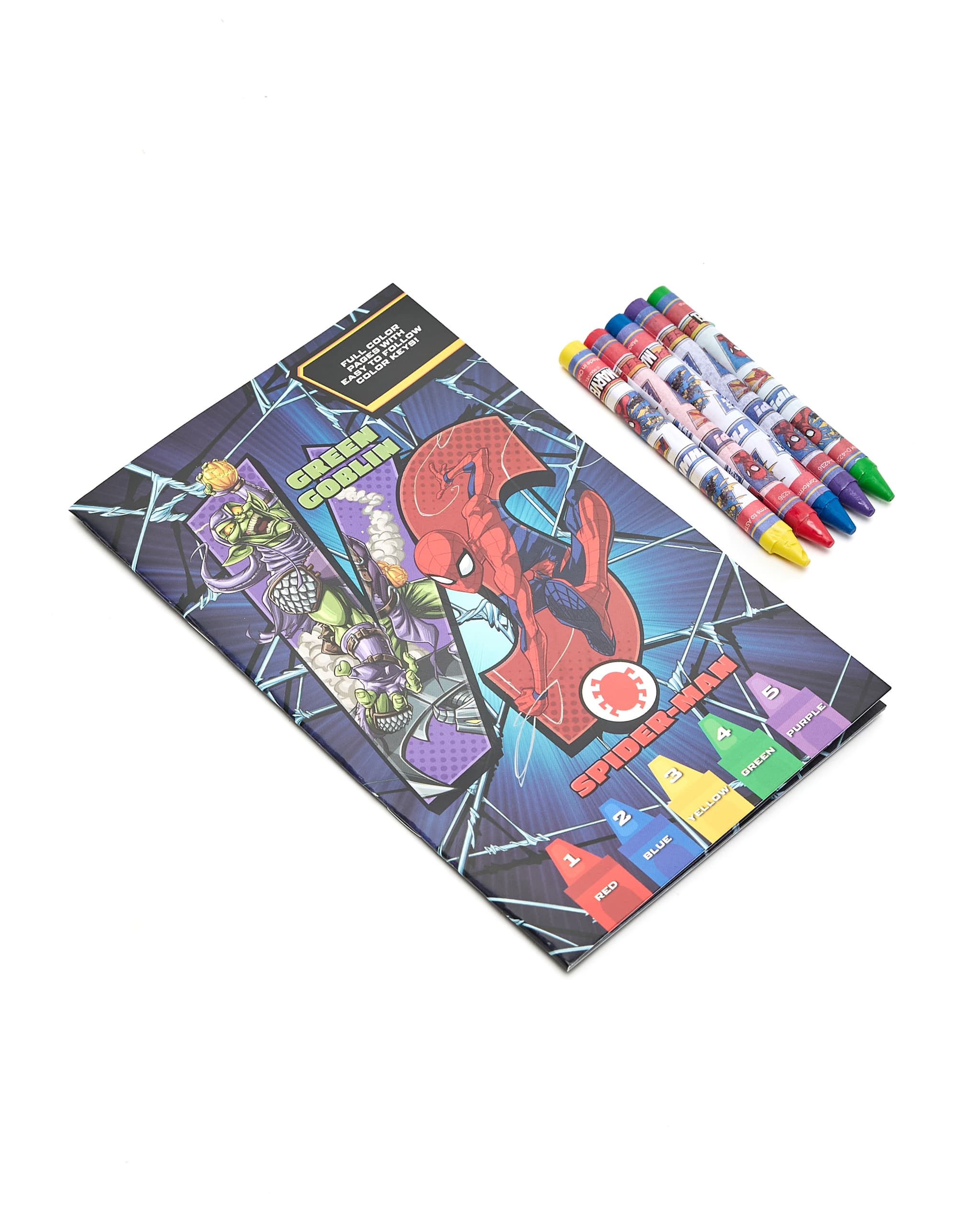 Spider-Man Color by Number - Multicolor