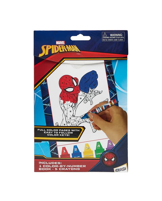 Spider-Man Color by Number - Multicolor thumbnail 2