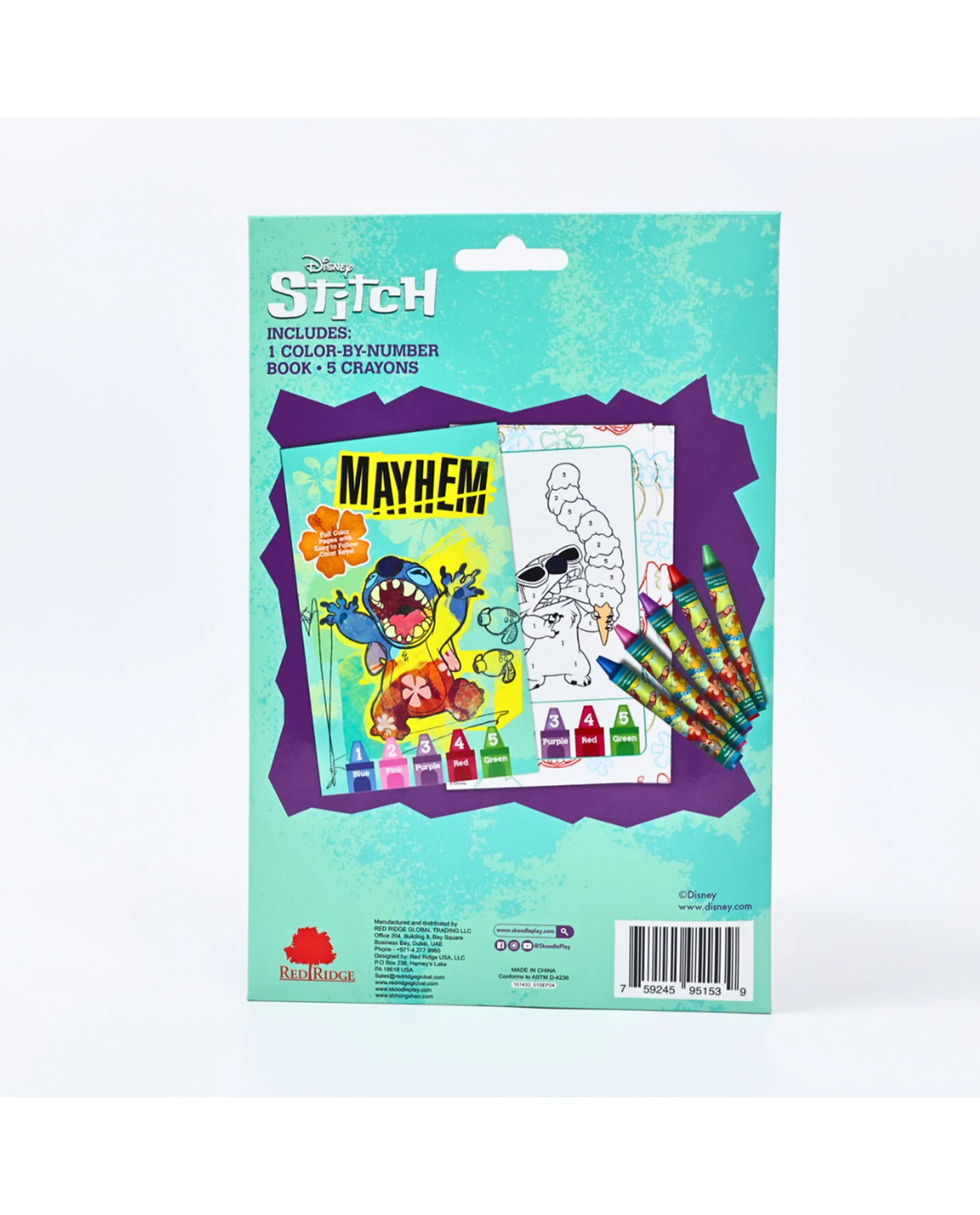 Stitch Color by Number - Multicolor