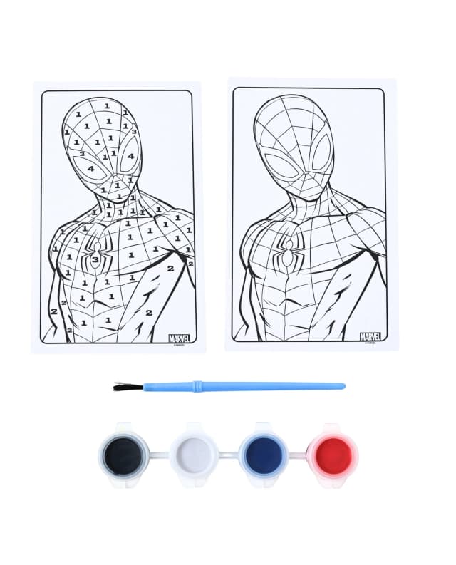 Spider-Man Paint by Number Spiderman - Multicolor thumbnail 3