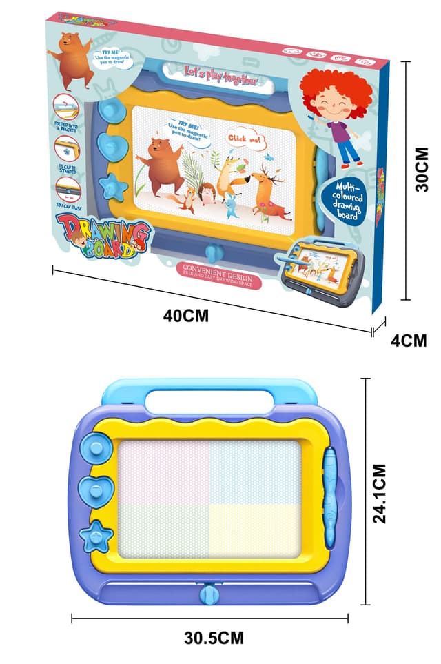 Babies & more Drawing Board - Kids Educational Toy - Multicolor thumbnail 4
