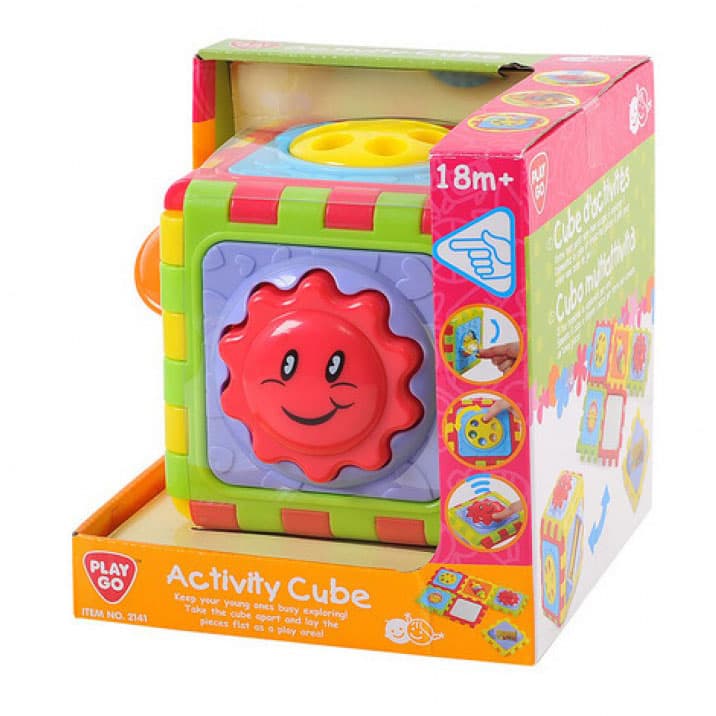 Playgo 6 In 1 Activity Cube - Multicolor
