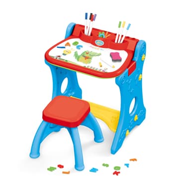 Babies & more Drawing Board With Chair - Kids Educational Toy - Blue thumbnail 4