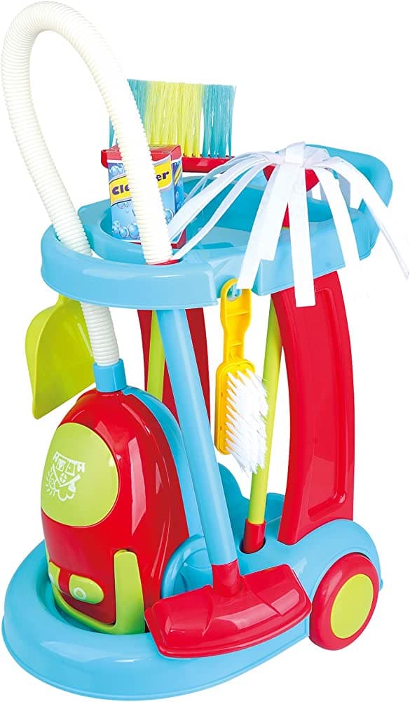 Playgo House Cleaning Trolley With Vaccum Cleaner - Multicolor thumbnail 5