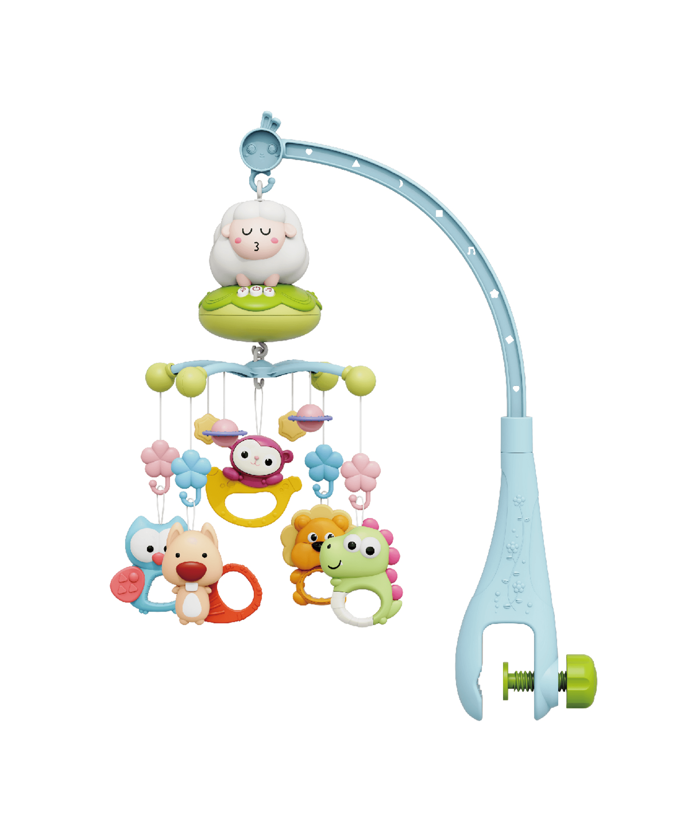 Babies & more Battery Operated Crib Mobile - Baby Musical Toy - Pink,Blue