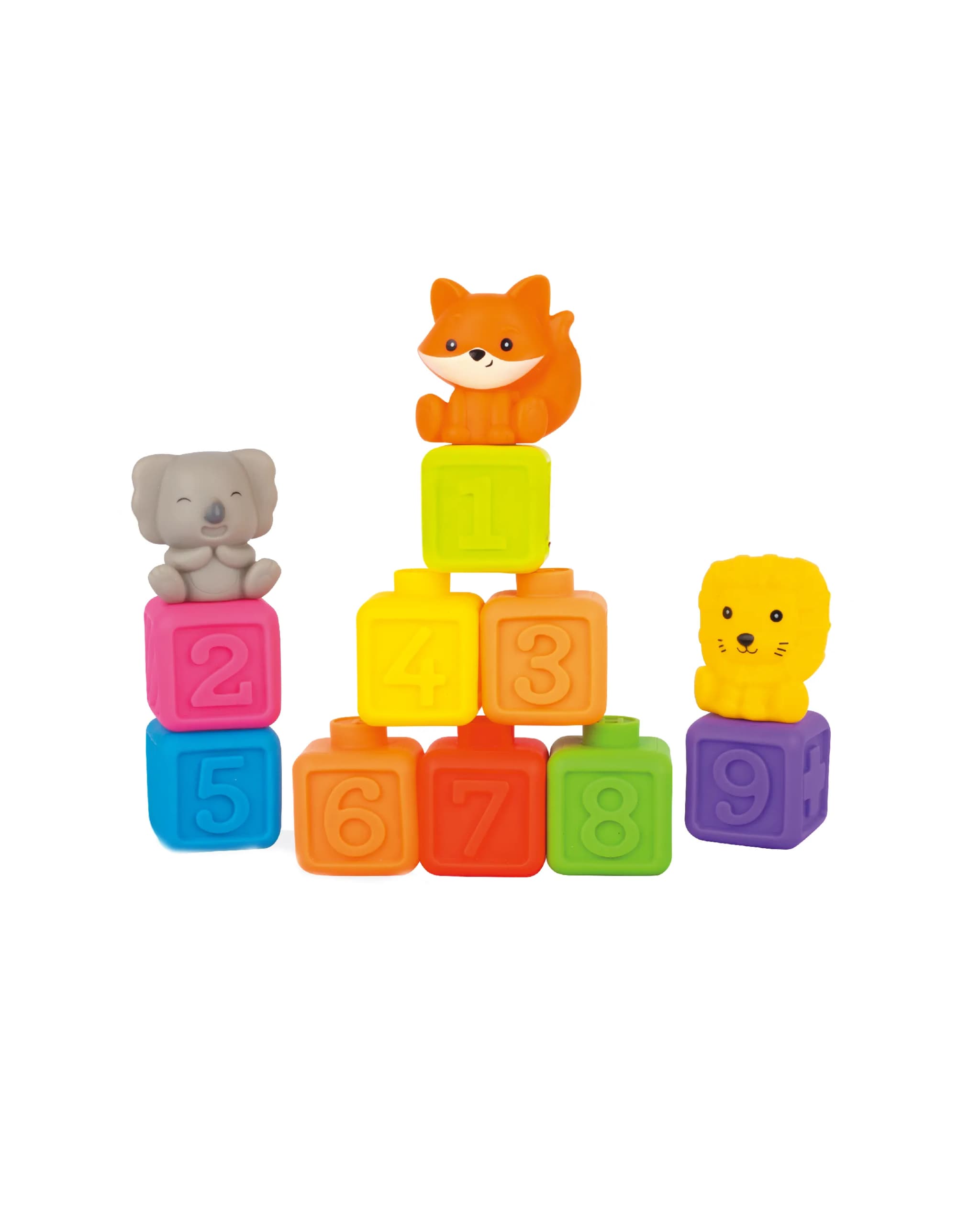 Babies & more Soft Blocks Set - 9 Pcs - Baby Building Toy - Multicolor view 1