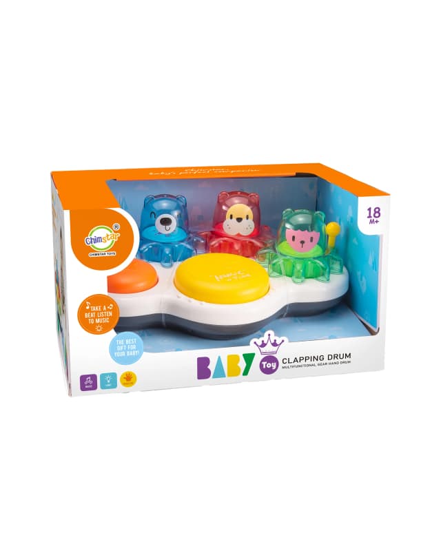 Babies & more Baby Clapping Drum With Light & Music - Musical Toy - Multicolor thumbnail 2
