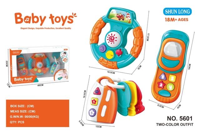 Babies & more Baby Toy Set - Educational Play Set - Multicolor thumbnail 1