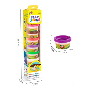 Babies & more Play Dough - 10 Pcs Set - Creative Play Toy - Multicolor thumbnail 2