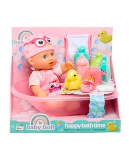 11-Inch All - Vinyl Doll with a Bathtub