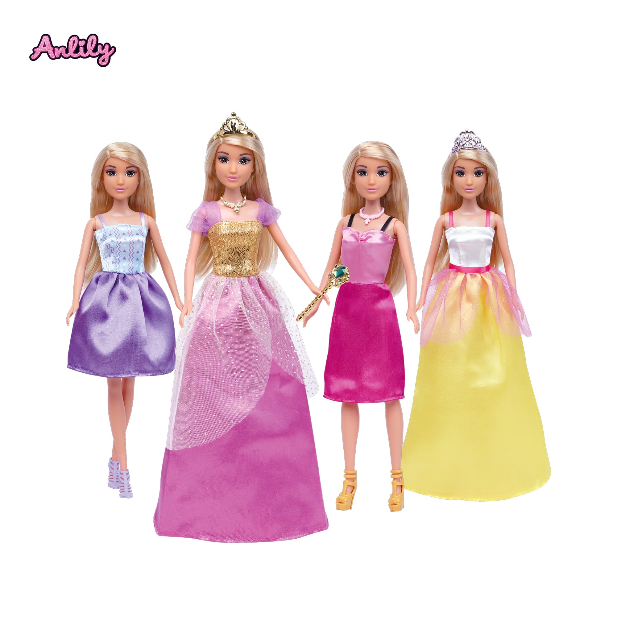 Anlily, 11.5-Inch Dress-Up Doll - Multicolor