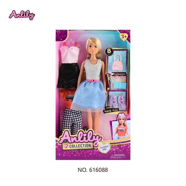 Anlily, 11.5-Inch Dress-Up Doll - Multicolor thumbnail 3