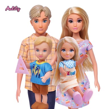 Anlily, 11.5-Inch Family Doll Set - Multicolor thumbnail 1