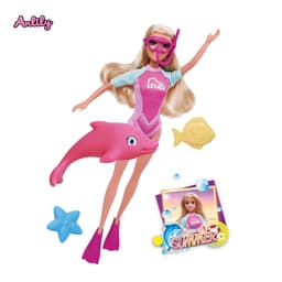 Anlily, 11.5-Inch Doll With Diving Set - Multicolor