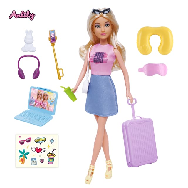 Anlily, 11.5-Inch Doll Set - Multicolor thumbnail 1
