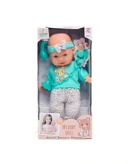 13 Inch Cotton Doll with Toy