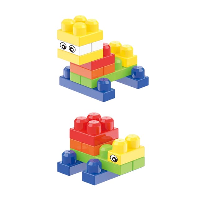 Babies & more 32 Pcs Block Set - Educational Building Toy - Blue thumbnail 2