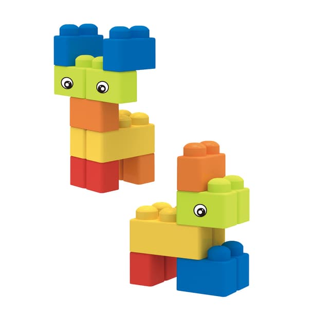 Babies & more 24 Pcs Block Set - Educational Building Toy - Blue thumbnail 2