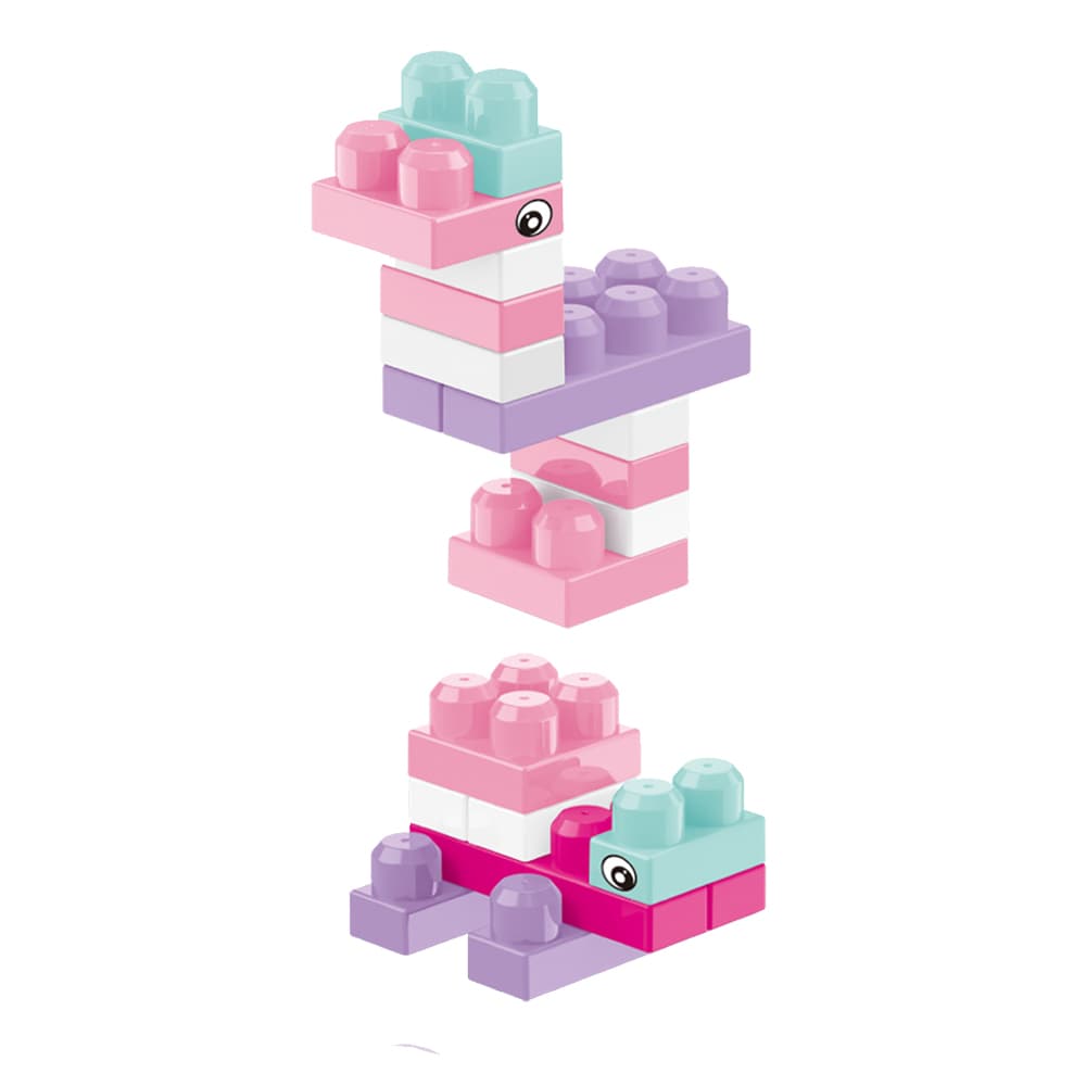 Babies & more Pink 32 Pcs Block Set - Educational Building Toy