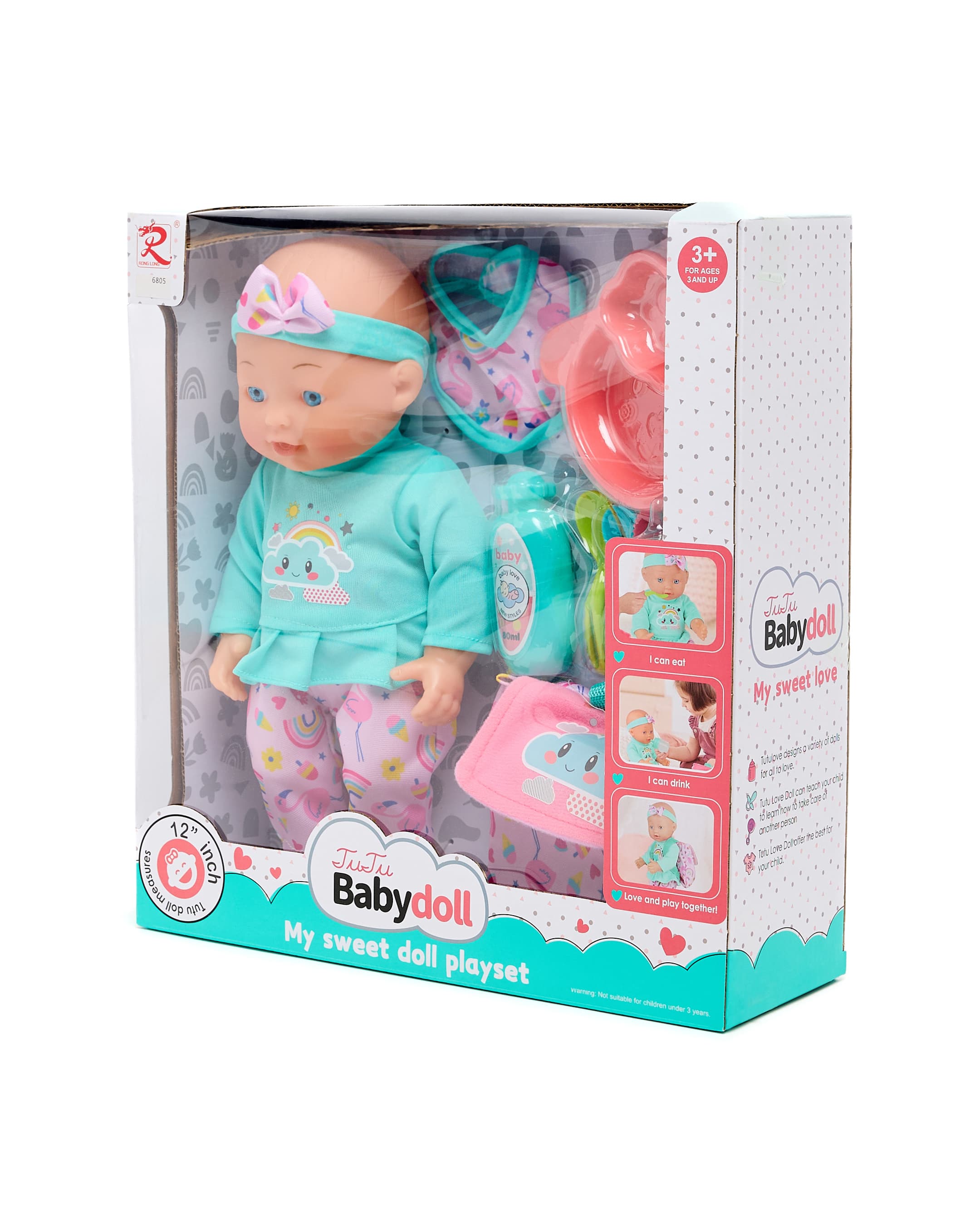 12-Inch Doll with a School Bag thumbnail 4