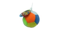 Babies & more 4 Inch Cloth Ball With Bell - Baby Sensory Toy - Multicolor