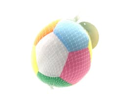 Babies & more 6 Inch Ball With Bell - Baby Sensory Toy - Multicolor