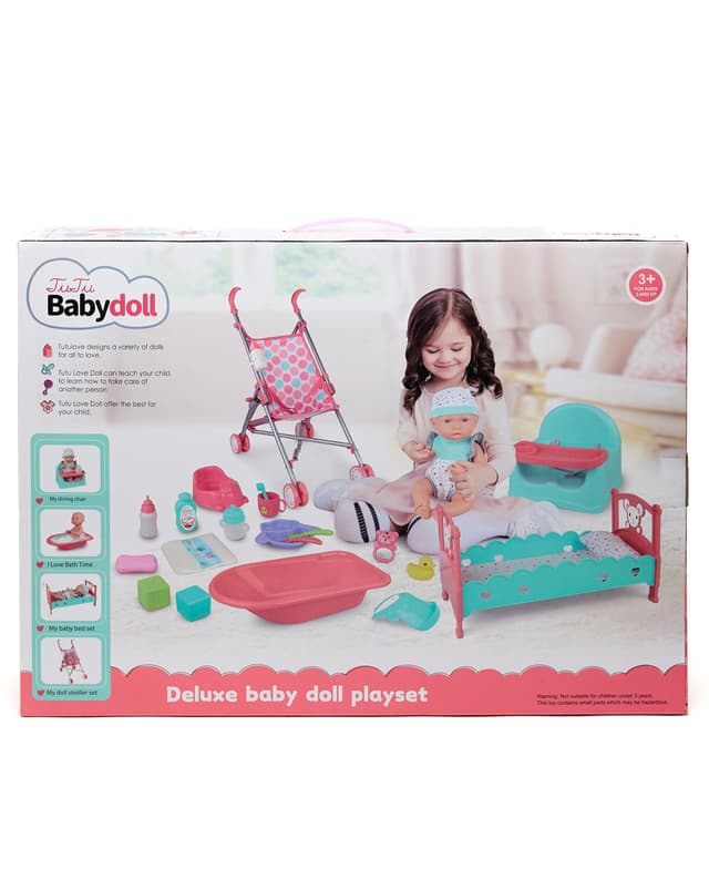 Doll with Stroller & Accessories thumbnail 2