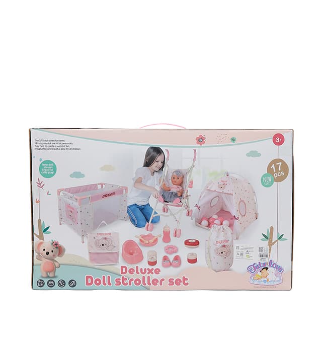 14-Inch Doll With Stroller & Accessories thumbnail 4