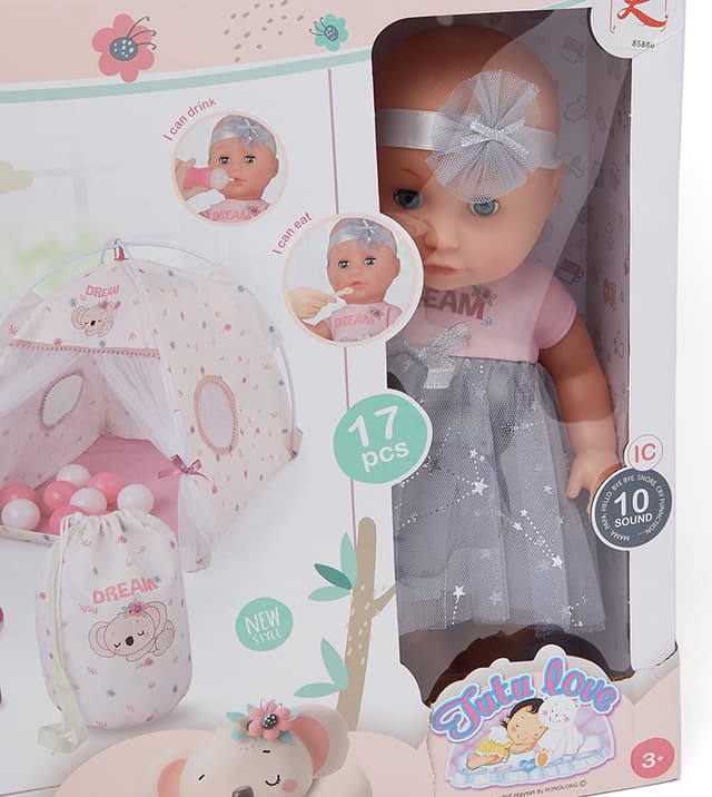 14-Inch Doll With Stroller & Accessories thumbnail 5
